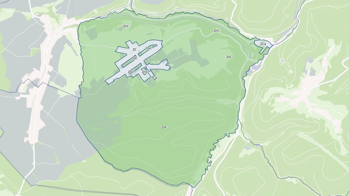 Aperçu cartographique de Saint-Louis, centré sur la commune