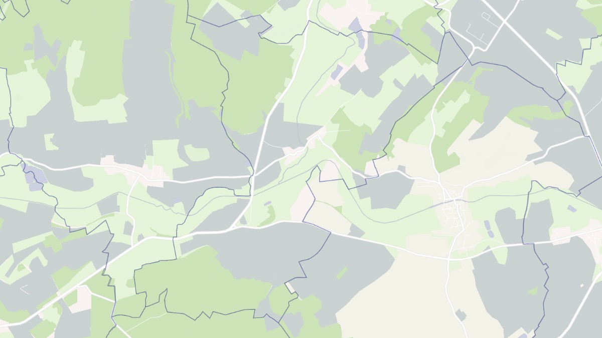 Aperçu cartographique de Salonnes, centré sur la commune