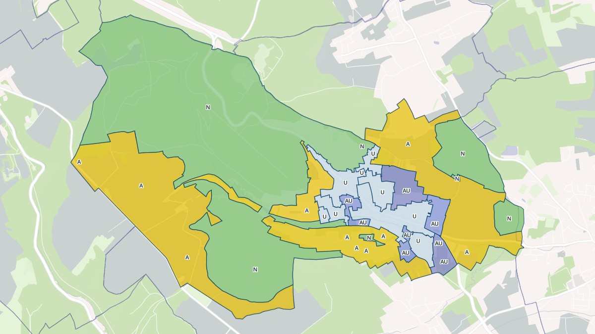 Aperçu cartographique de Saulny, centré sur la commune