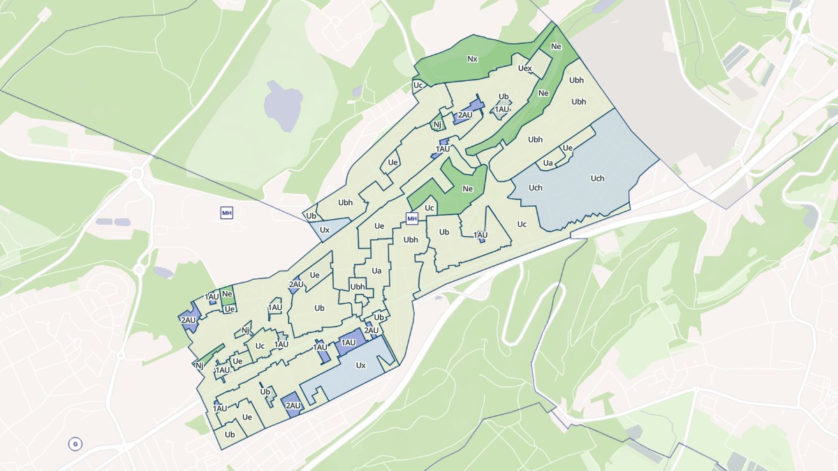 Aperçu cartographique de Stiring-Wendel, centré sur la commune
