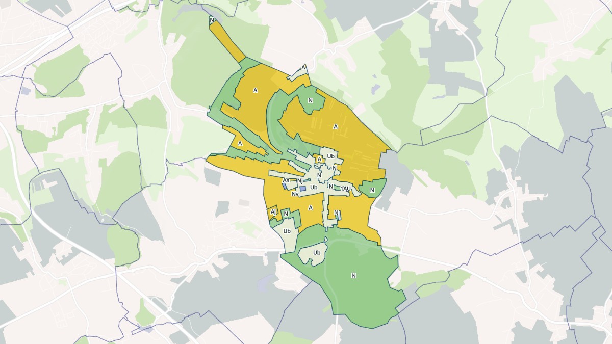 Aperçu cartographique de Théding, centré sur la commune