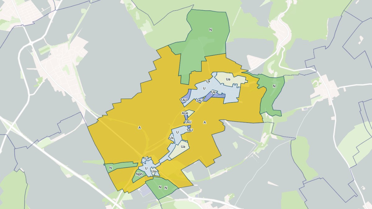 Aperçu cartographique de Tressange, centré sur la commune
