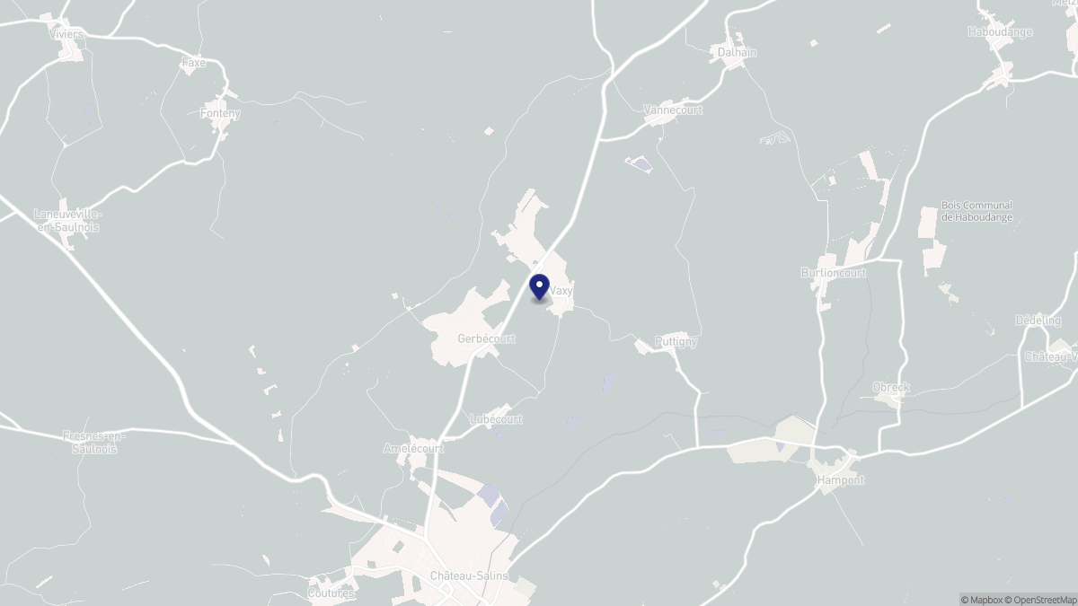 Aperçu cartographique de Vaxy, centré sur la commune