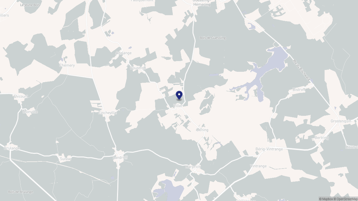 Aperçu cartographique de Viller, centré sur la commune