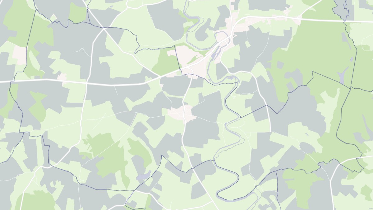 Aperçu cartographique de Alluy, centré sur la commune