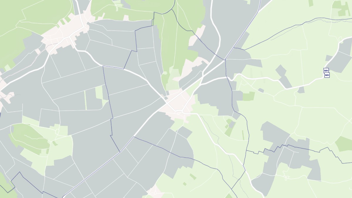 Aperçu cartographique de Asnan, centré sur la commune