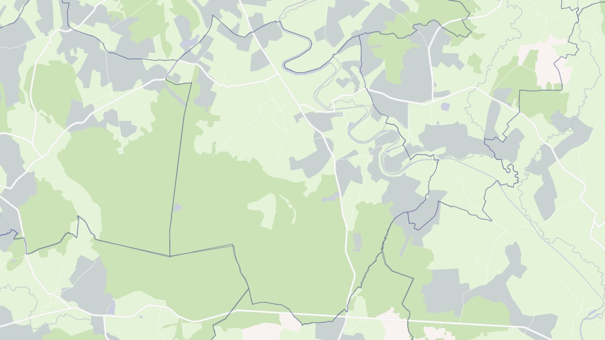 Aperçu cartographique de Biches, centré sur la commune