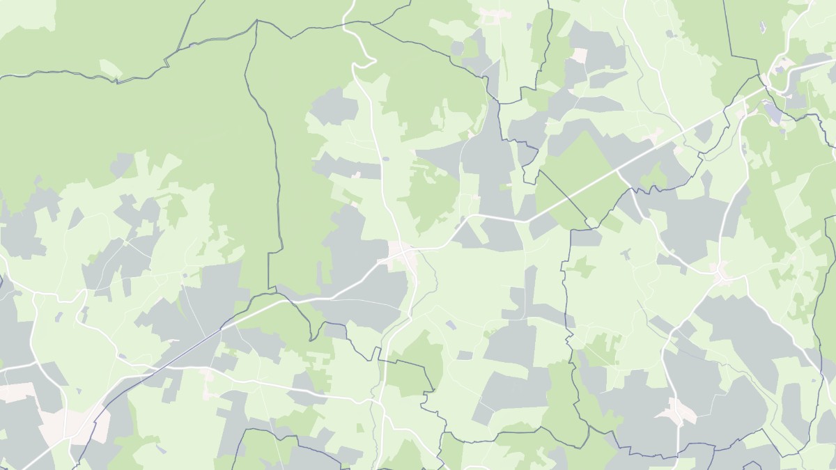 Aperçu cartographique de Bona, centré sur la commune
