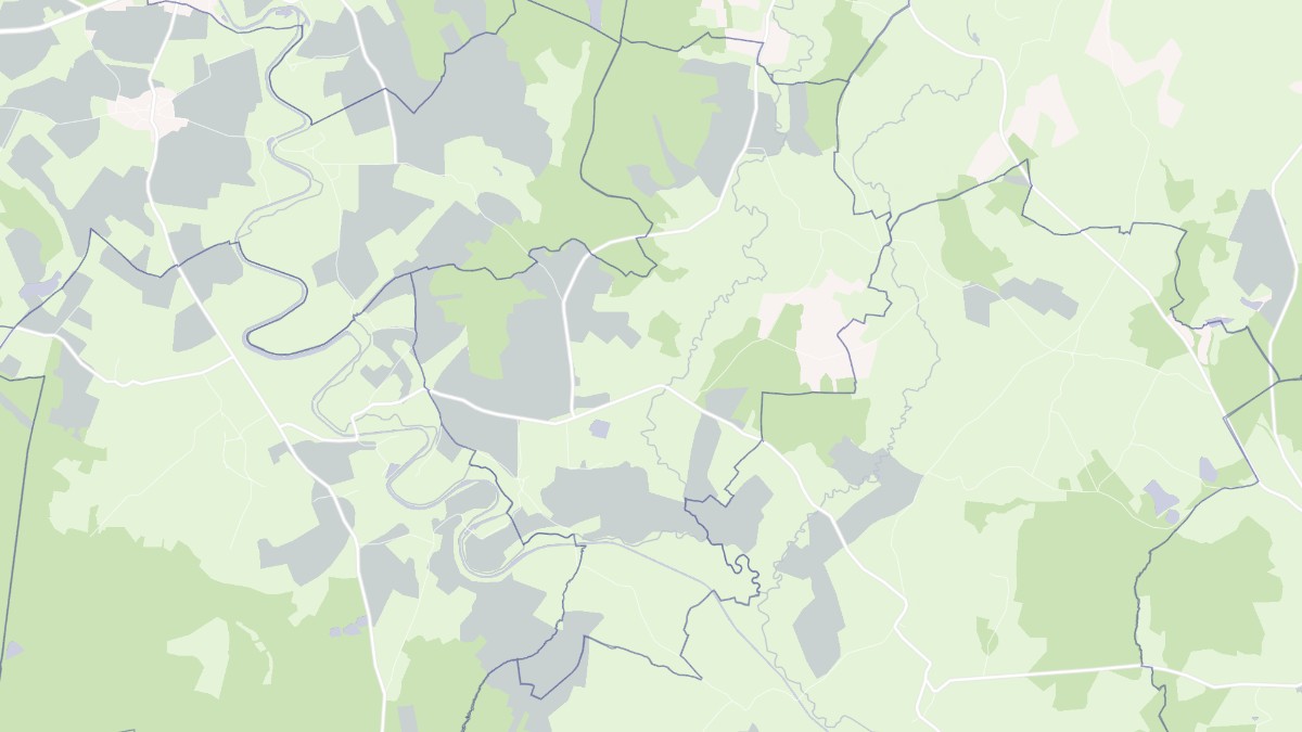 Aperçu cartographique de Brinay, centré sur la commune