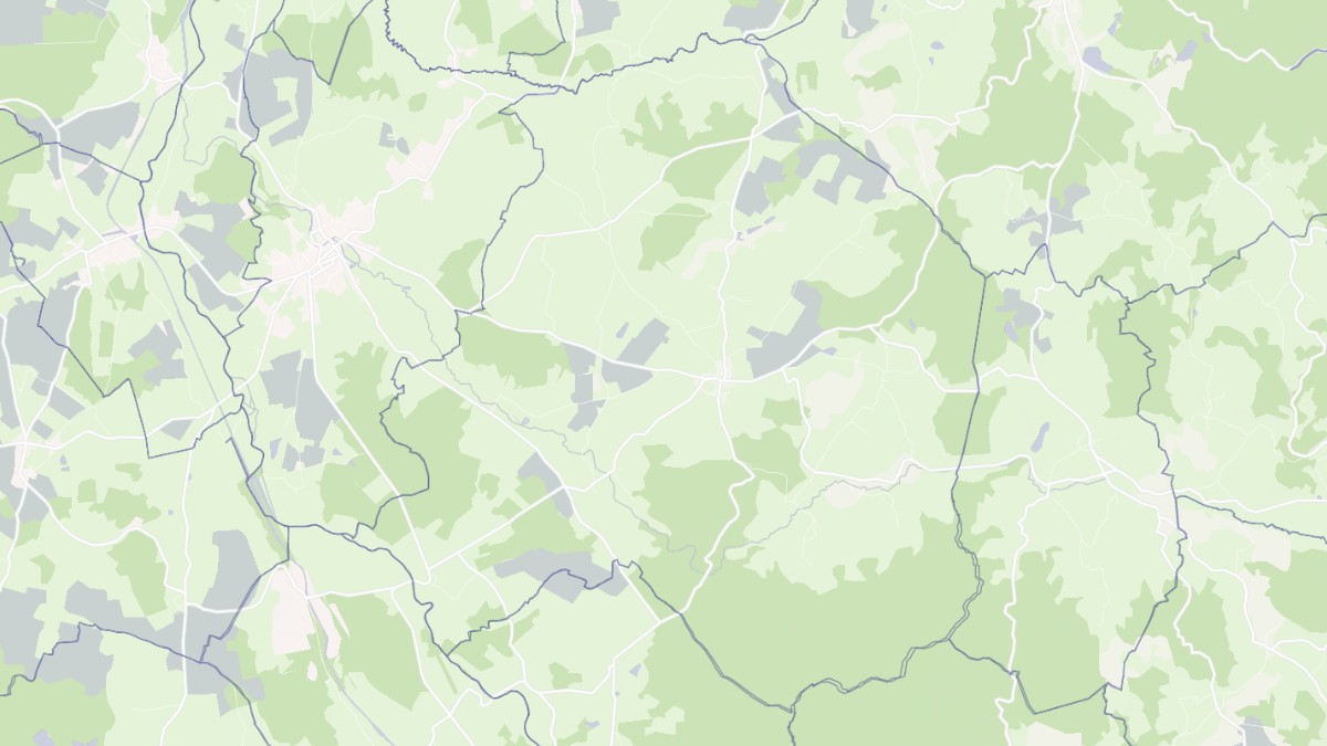 Aperçu cartographique de Cervon, centré sur la commune