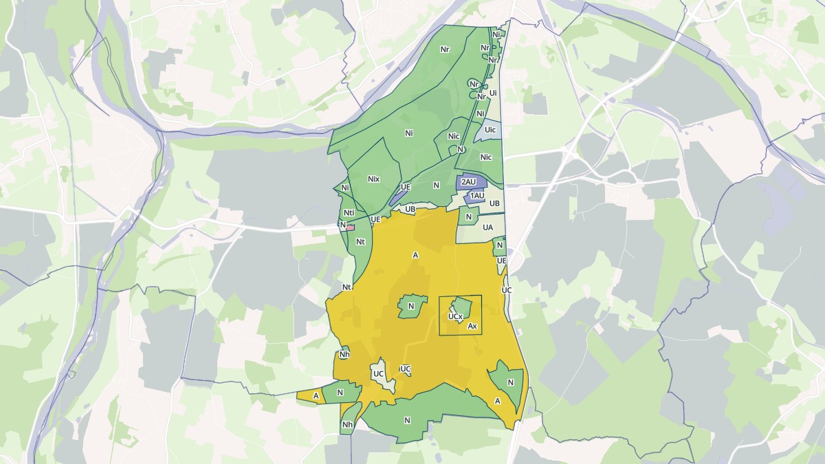 Aperçu cartographique de Challuy, centré sur la commune