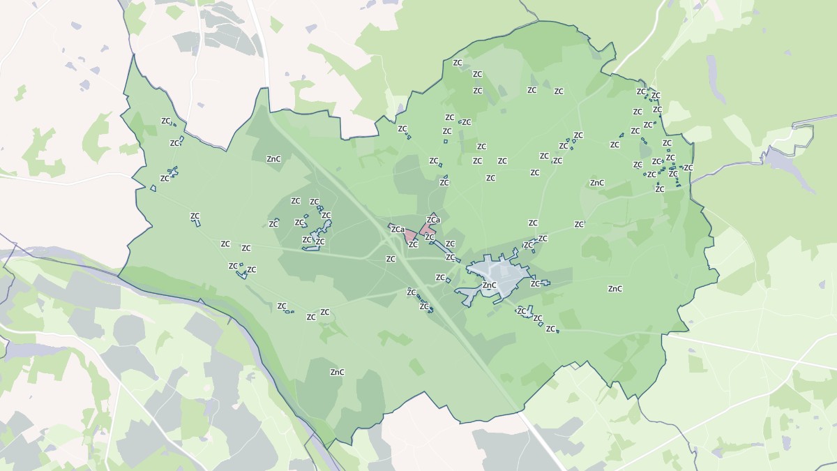Aperçu cartographique de Chantenay-Saint-Imbert, centré sur la commune