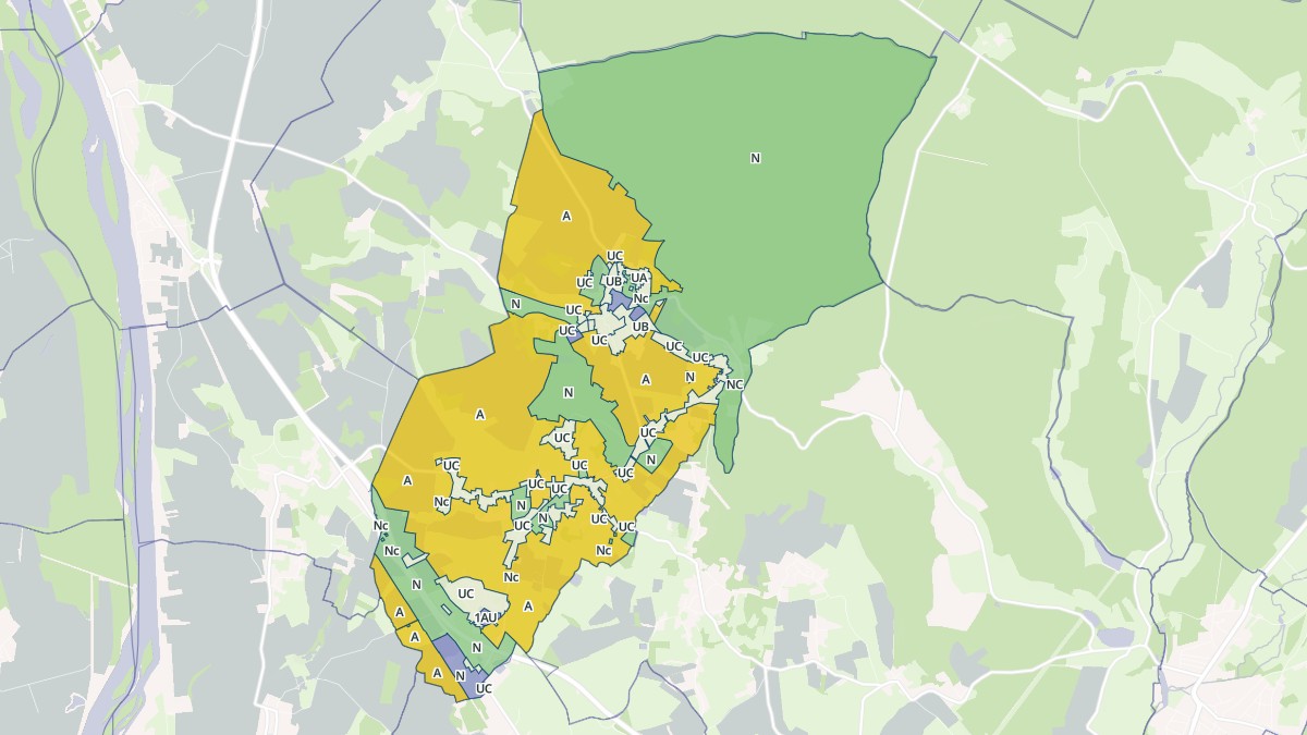 Aperçu cartographique de Chaulgnes, centré sur la commune