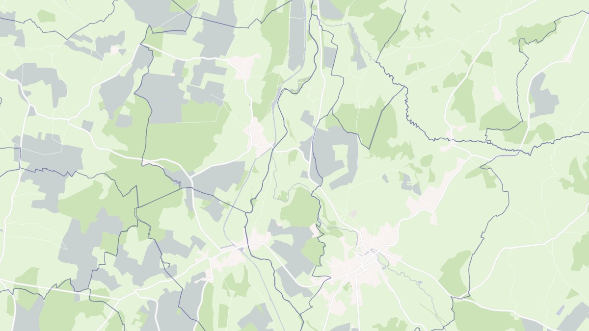Aperçu cartographique de Chitry-les-Mines, centré sur la commune