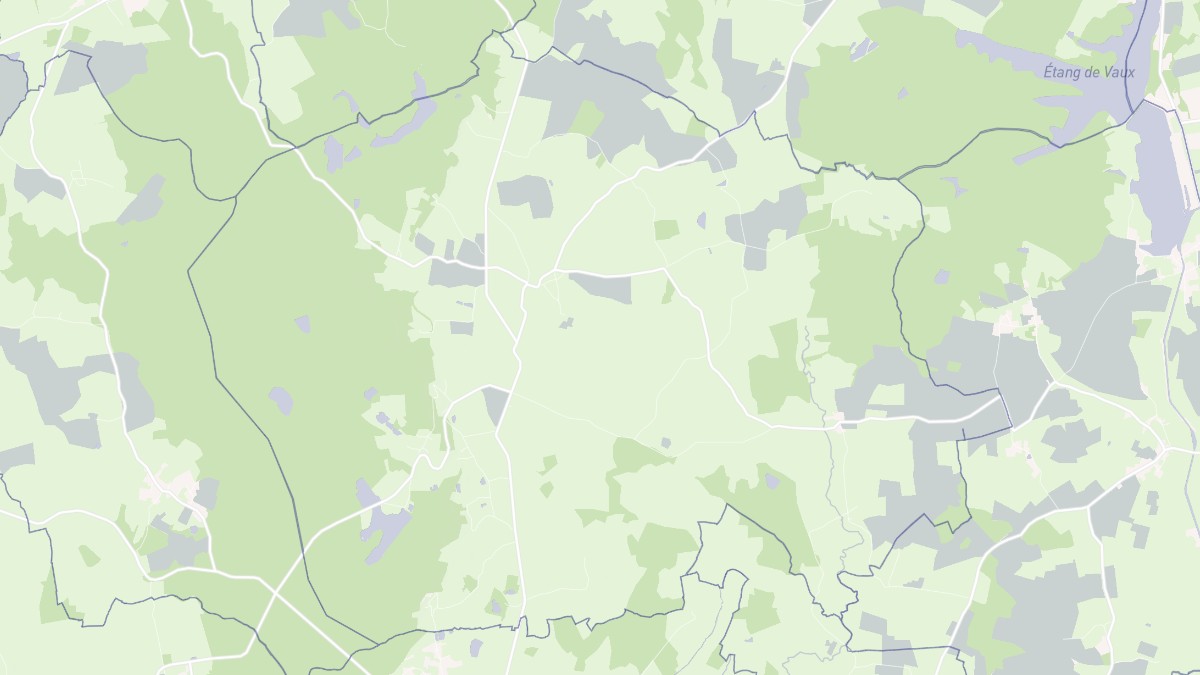 Aperçu cartographique de Crux-la-Ville, centré sur la commune
