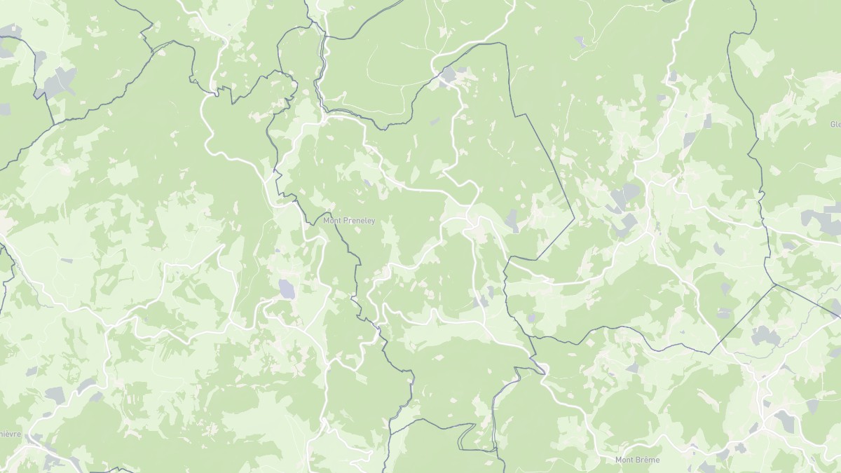 Aperçu cartographique de Glux-en-Glenne, centré sur la commune