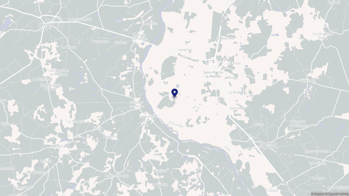 Aperçu cartographique de Livry, centré sur la commune