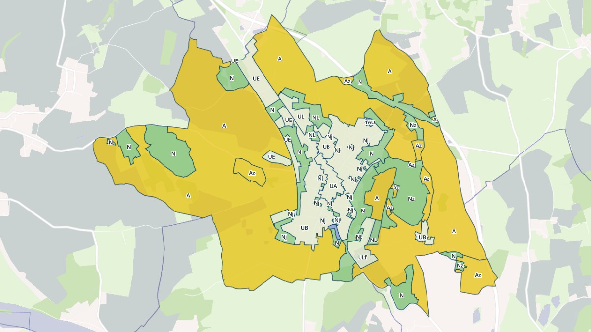 Aperçu cartographique de Pougues-les-Eaux, centré sur la commune