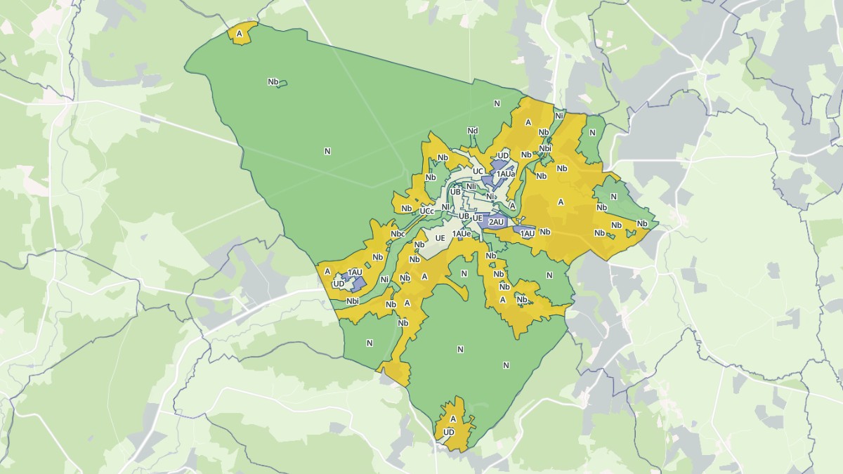 Aperçu cartographique de Prémery, centré sur la commune