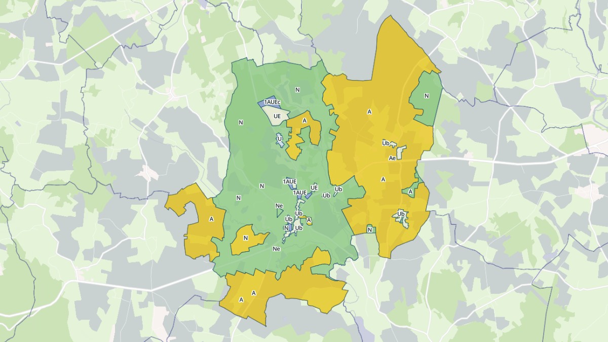 Aperçu cartographique de Rouy, centré sur la commune