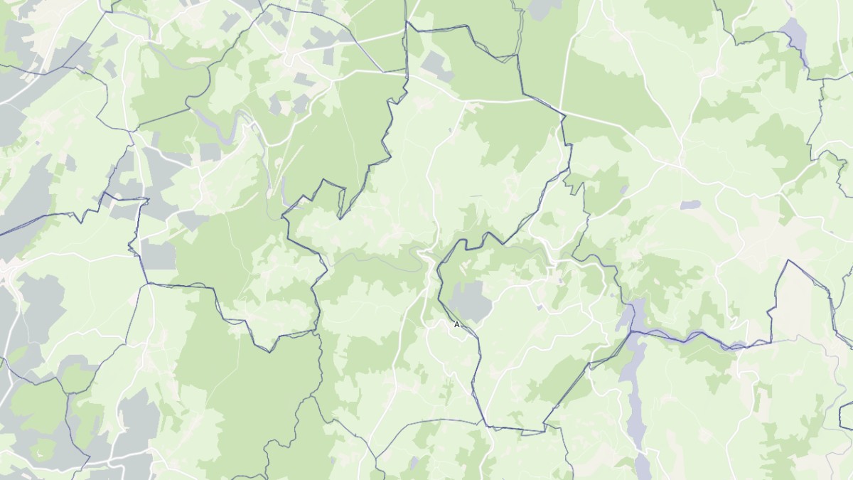 Aperçu cartographique de Saint-André-en-Morvan, centré sur la commune