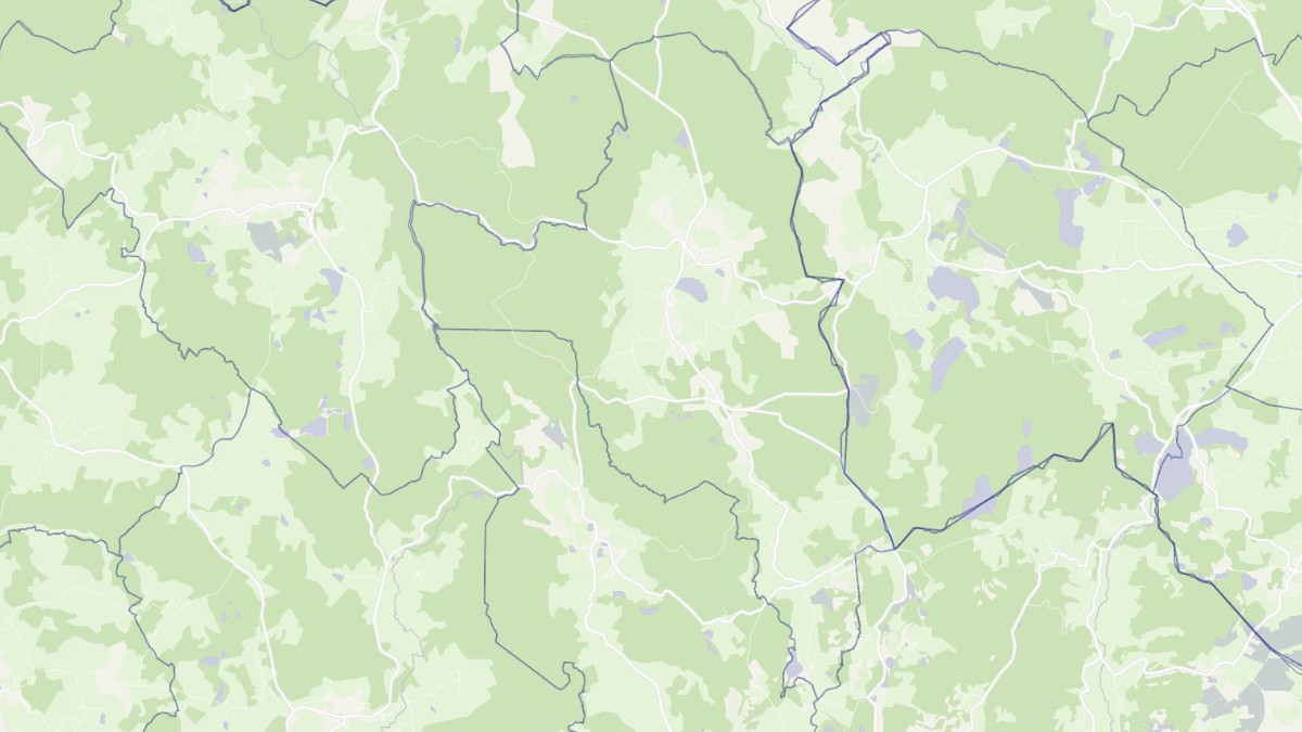 Aperçu cartographique de Saint-Brisson, centré sur la commune