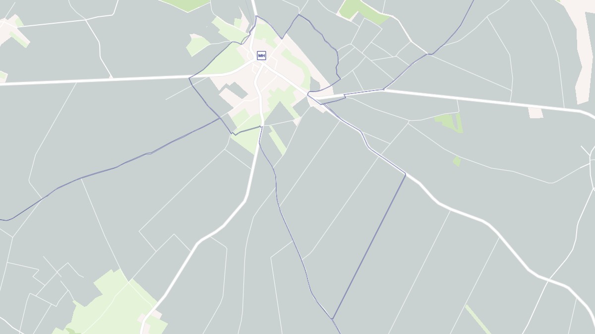 Aperçu cartographique de Saint-Laurent-l'Abbaye, centré sur la commune