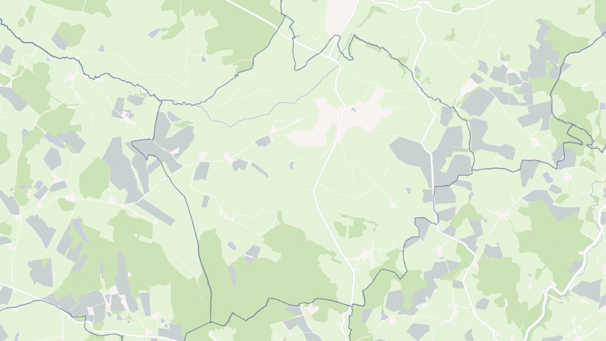 Aperçu cartographique de Saint-Seine, centré sur la commune