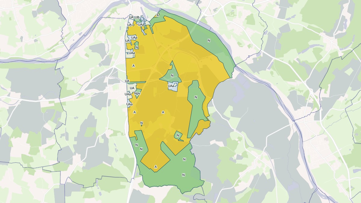 Aperçu cartographique de Sermoise-sur-Loire, centré sur la commune
