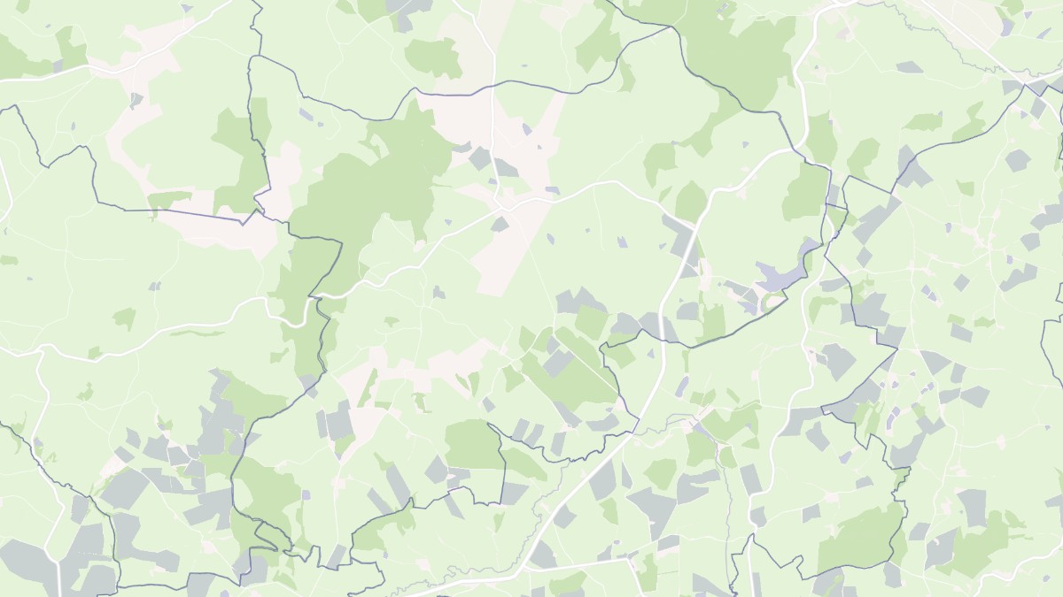 Aperçu cartographique de Tazilly, centré sur la commune