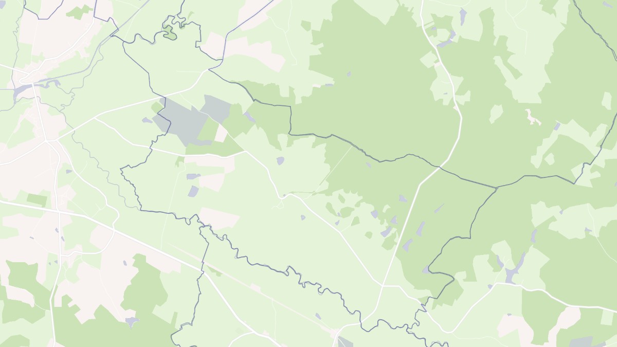 Aperçu cartographique de Thaix, centré sur la commune