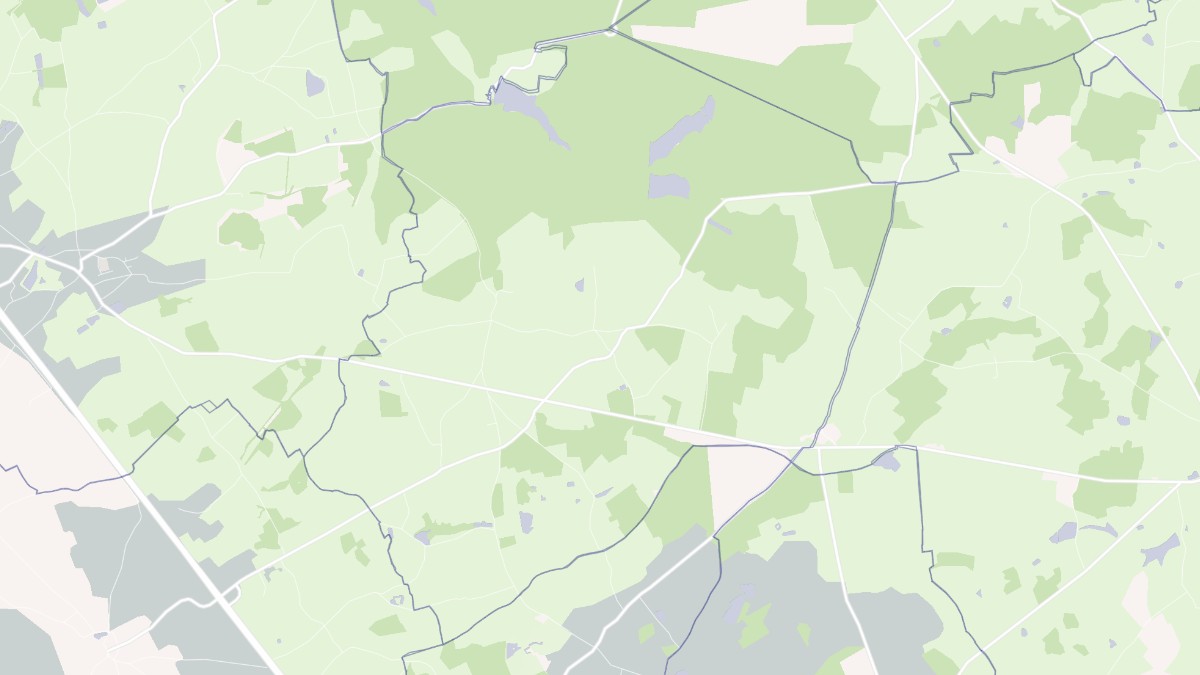 Aperçu cartographique de Toury-sur-Jour, centré sur la commune