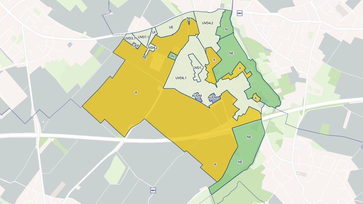 Aperçu cartographique de Anstaing, centré sur la commune