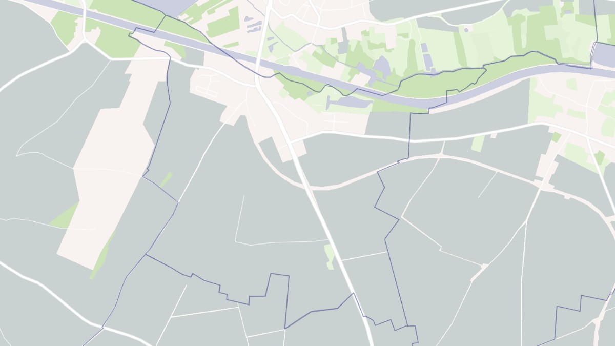 Aperçu cartographique de Aubencheul-au-Bac, centré sur la commune