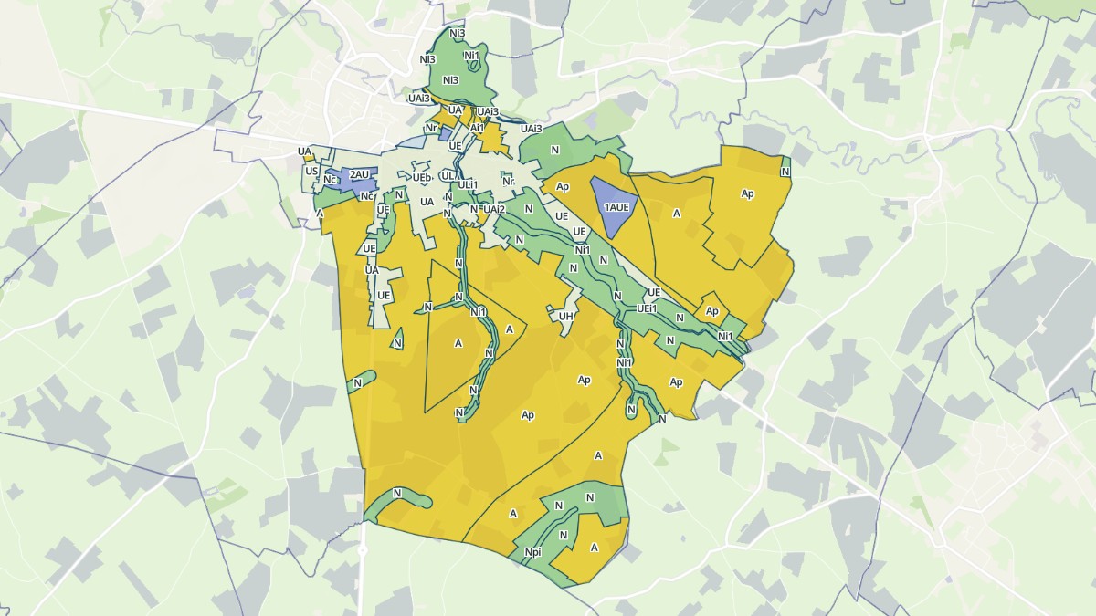 Aperçu cartographique de Avesnelles, centré sur la commune
