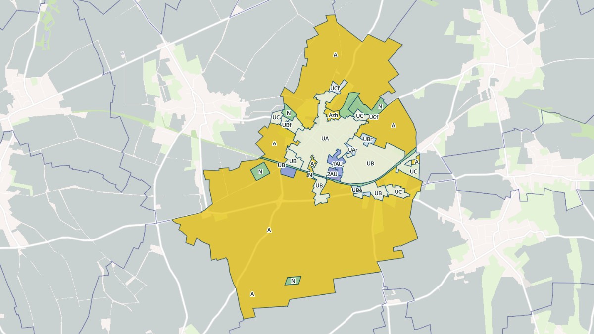 Aperçu cartographique de Avesnes-les-Aubert, centré sur la commune