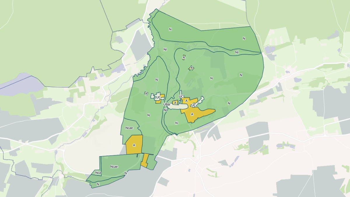 Aperçu cartographique de Baives, centré sur la commune