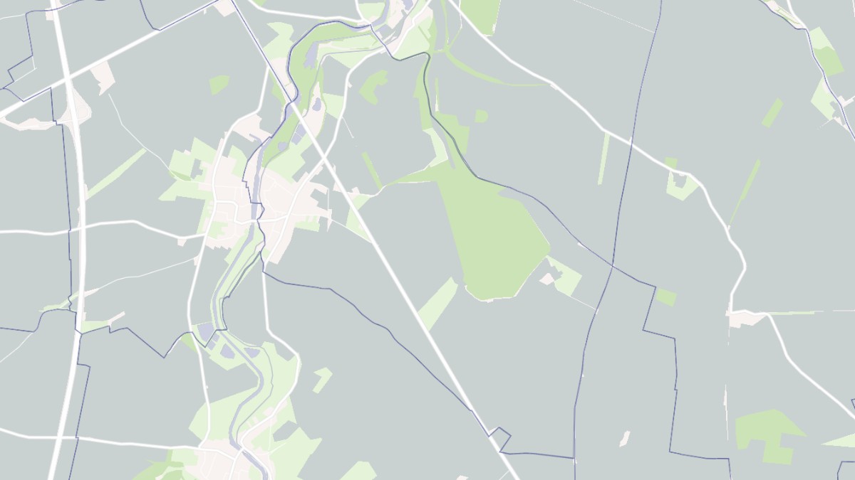 Aperçu cartographique de Bantouzelle, centré sur la commune