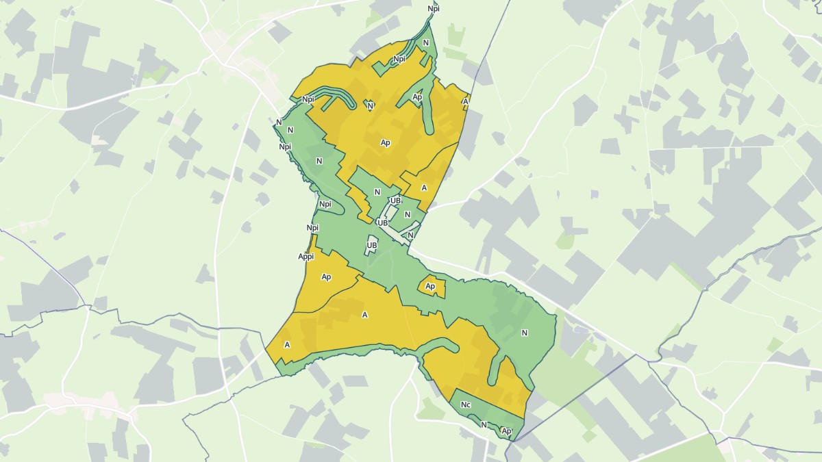 Aperçu cartographique de Beaurepaire-sur-Sambre, centré sur la commune