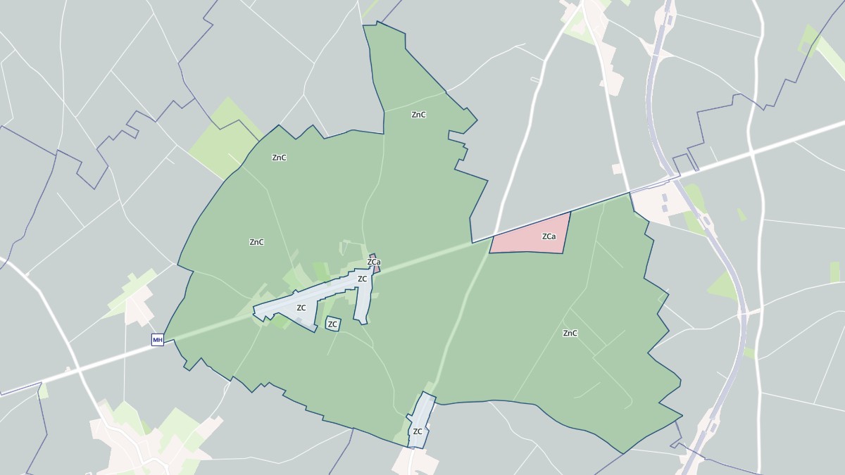 Aperçu cartographique de Boursies, centré sur la commune