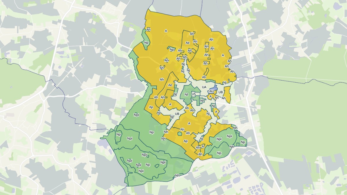 Aperçu cartographique de Bouvignies, centré sur la commune