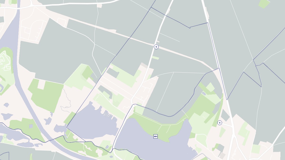 Aperçu cartographique de Brunémont, centré sur la commune