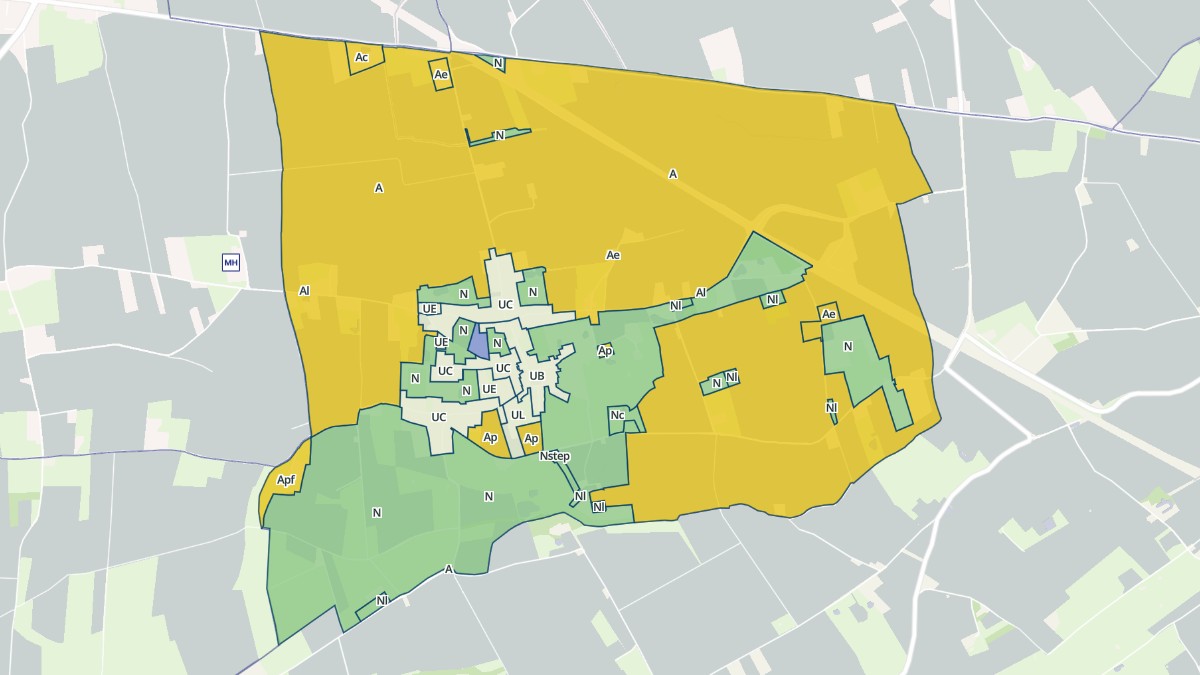 Aperçu cartographique de Buysscheure, centré sur la commune