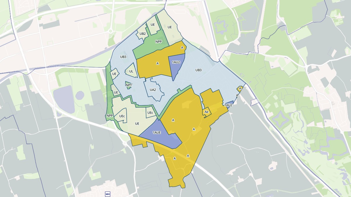 Aperçu cartographique de Cappelle-la-Grande, centré sur la commune