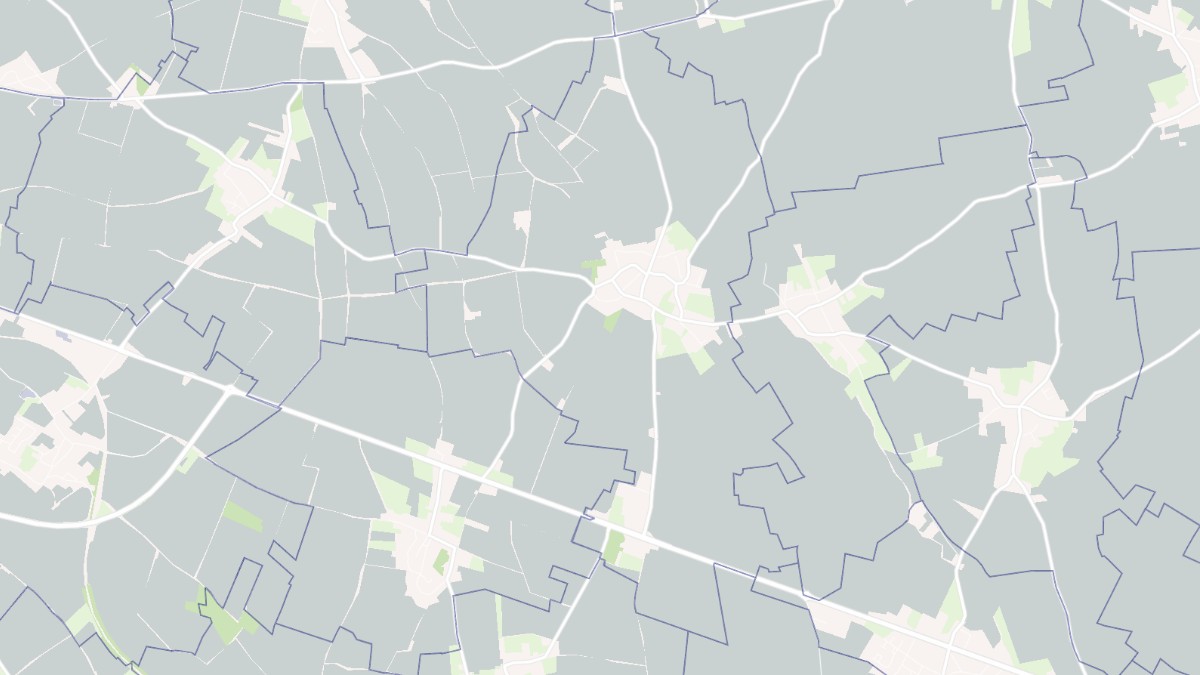 Aperçu cartographique de Carnières, centré sur la commune