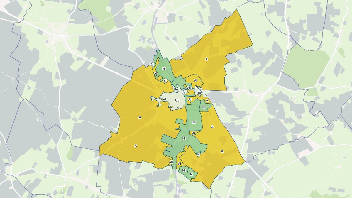 Aperçu cartographique de Catillon-sur-Sambre, centré sur la commune