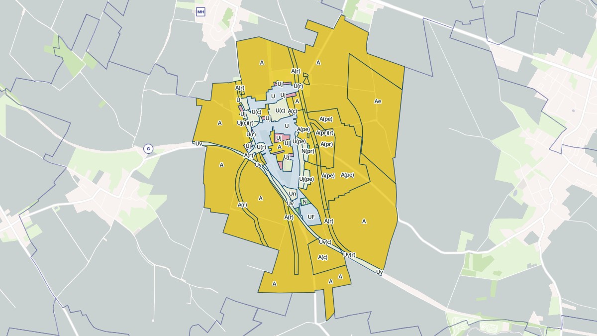 Aperçu cartographique de Cattenières, centré sur la commune