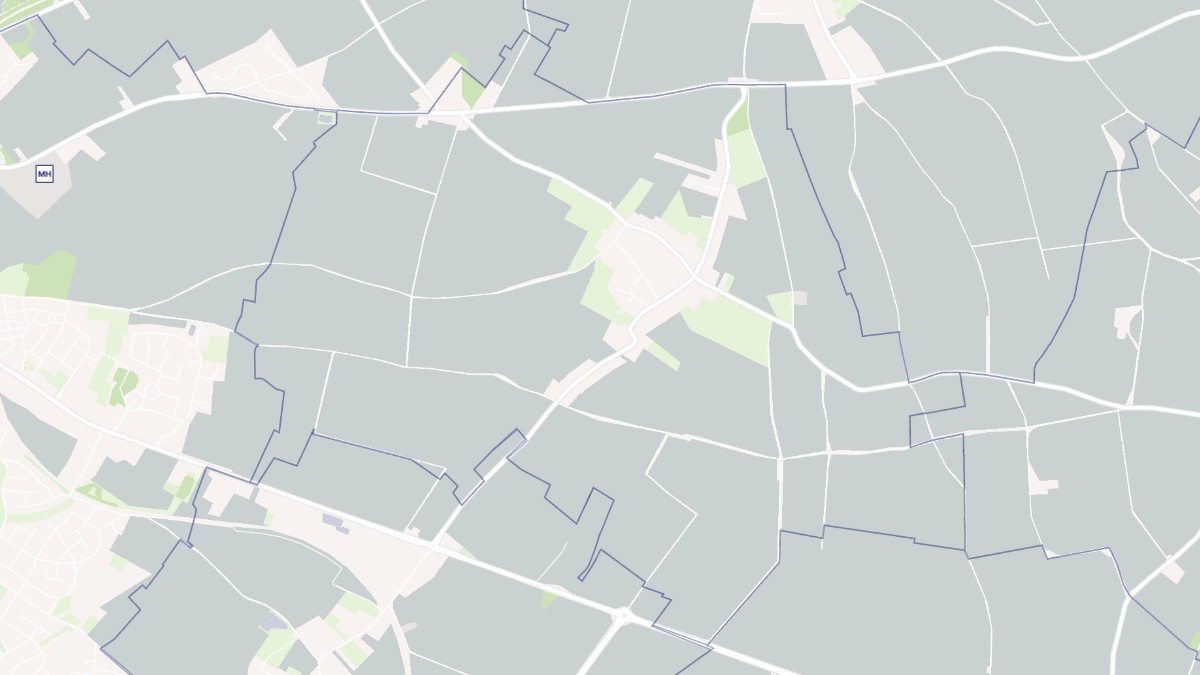 Aperçu cartographique de Cauroir, centré sur la commune