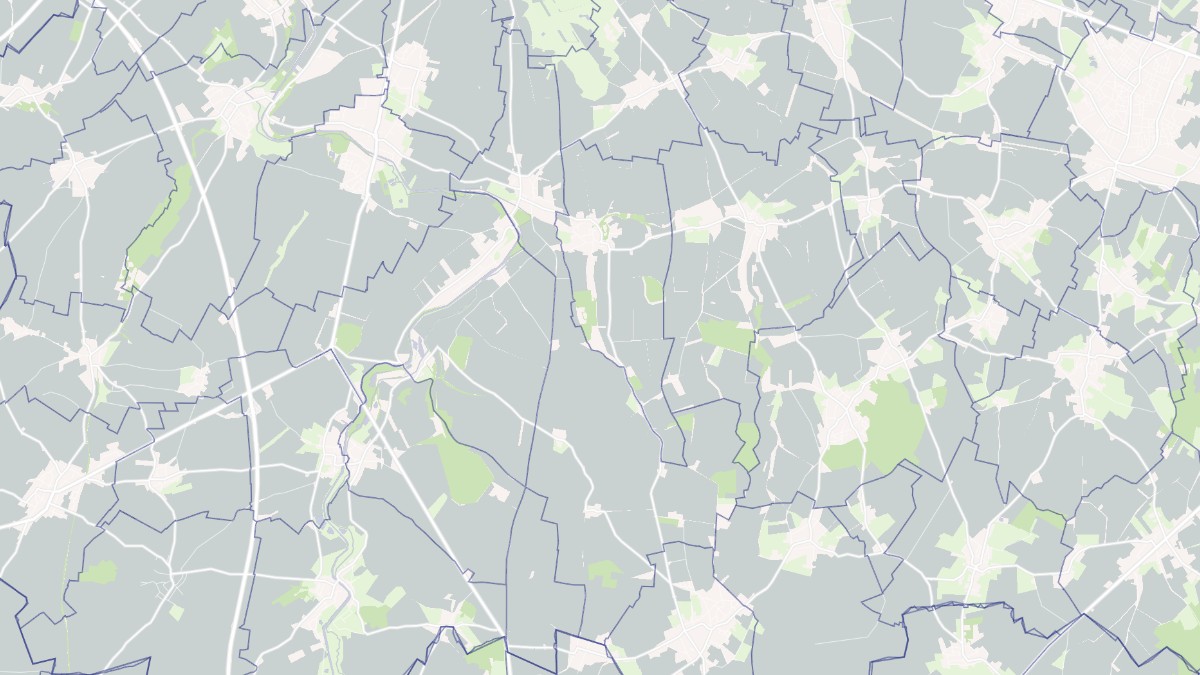 Aperçu cartographique de Crèvecœur-sur-l'Escaut, centré sur la commune