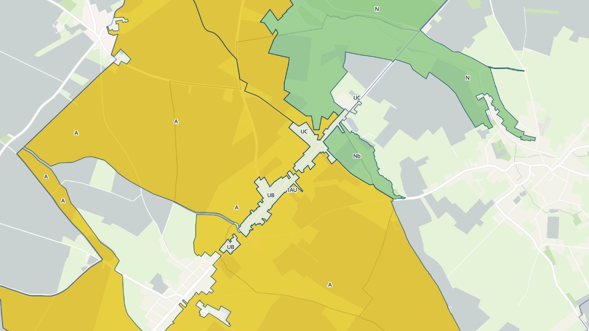 Aperçu cartographique de Croix-Caluyau, centré sur la commune